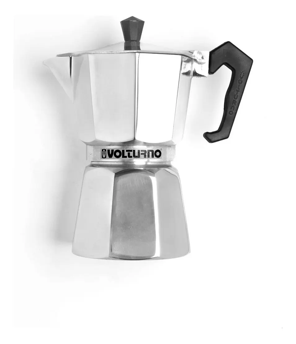 Cafetera Italiana Volturno Aluminio Moka